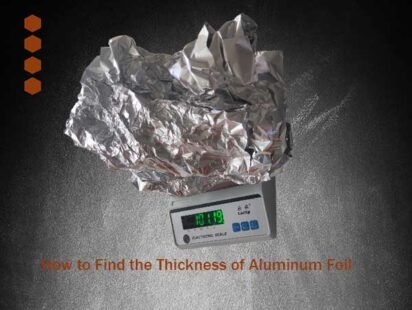 how to find the thickness of aluminum foil