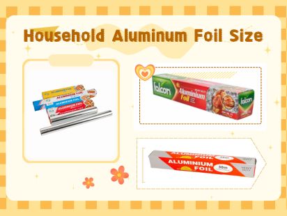 household aluminum foil size